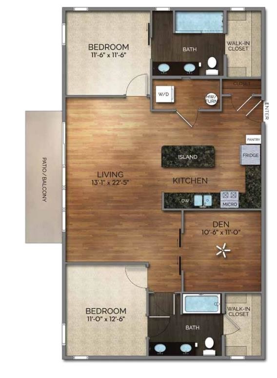 Floorplan - Statehouse Highline on 9th