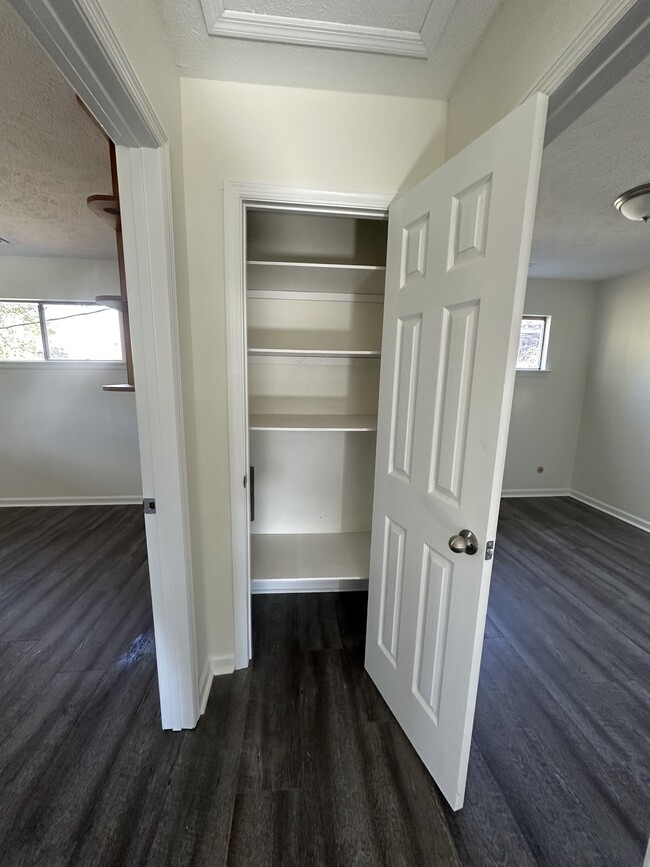 upstairs front hall closet - 469 W Circle Dr