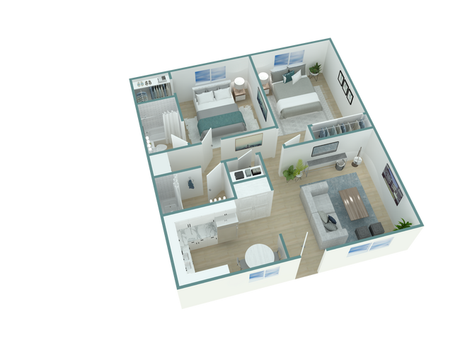 Floorplan - Terre at 1050 Peach fka Sierra Ridge