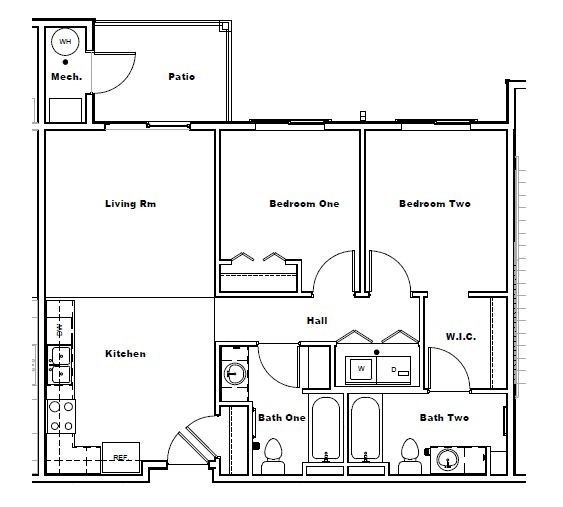 Floorplan - Green River Apartments