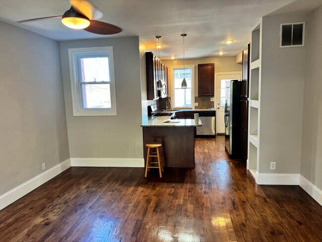 Dining Room / Kitchen View - 418 Bonsal St