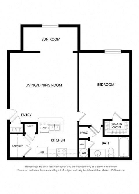 Floorplan - Fulton Pointe Apartments