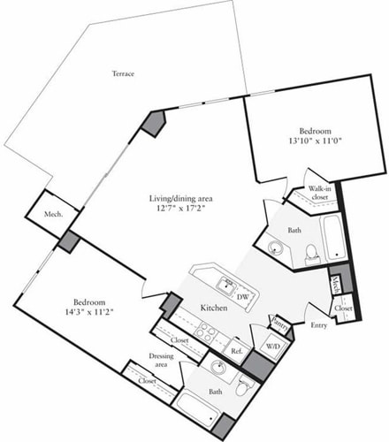 Floorplan - 2201 Wilson