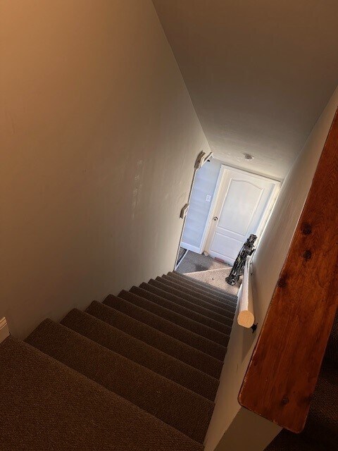 Stairwell Down into storage area - 1209 Southwest Blvd