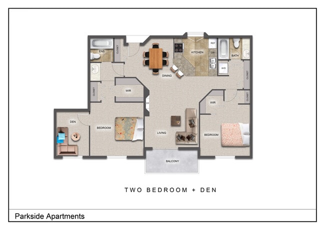 Floorplan - Parkside Apartments
