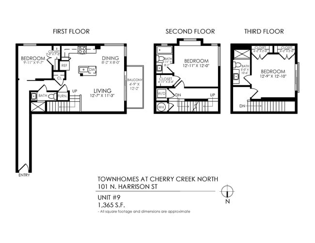 Floorplan - Townhomes at Cherry Creek North