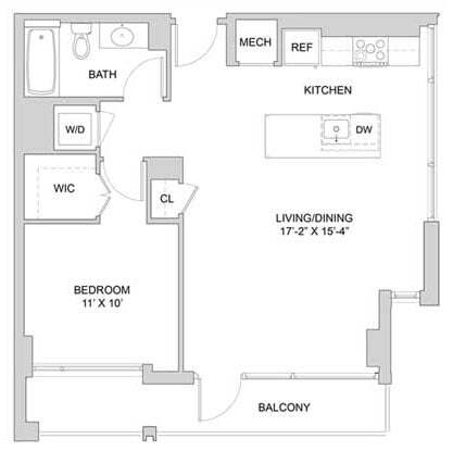 Floorplan - The Modern at Art Place