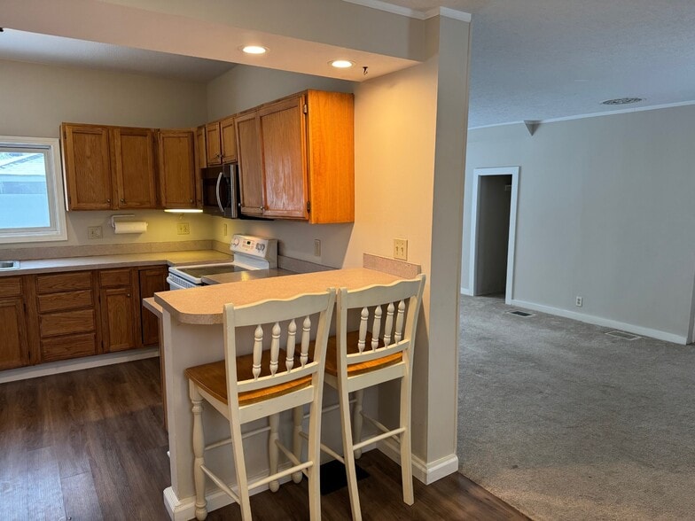 Kitchen and Living Room - 1115 Emmet St