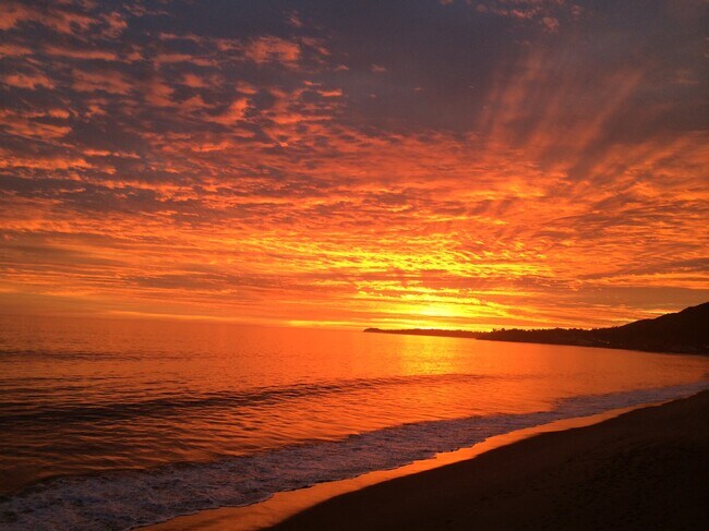 sunset on beach - 25414 Malibu Rd