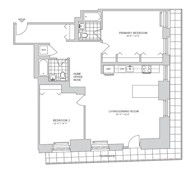 Floorplan - 70 Pine Apartments