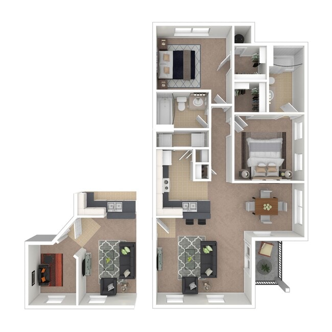 Two bed, two bath - Sugar Run at New Albany