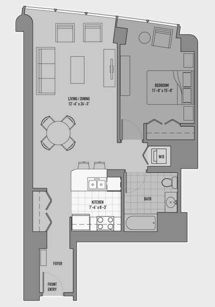 Floorplan - Atwater Apartments