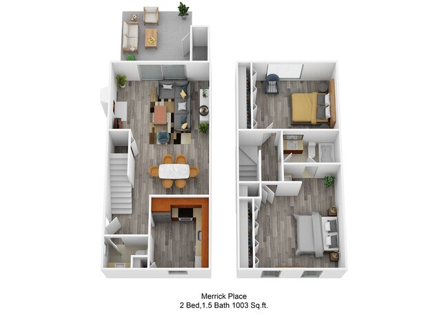 Floorplan - Merrick Place