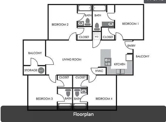 Floorplan - 1120 Carlton Ave