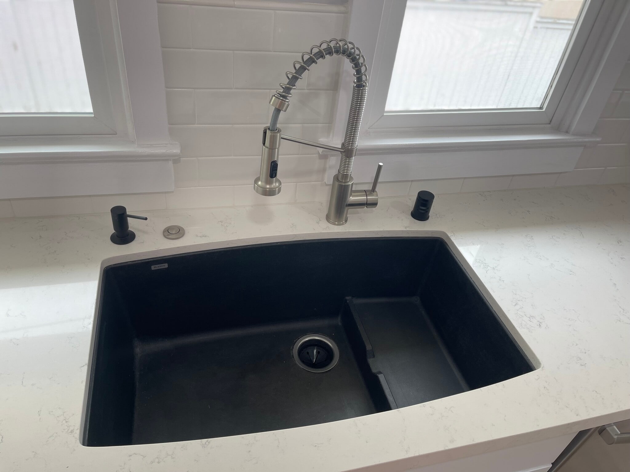 Beautiful Blanco sink with pro style faucet - 906 7th St