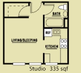 Studio - Eagles Apartments