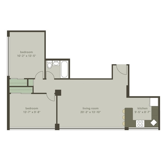 Floorplan - Algonquin Apartments