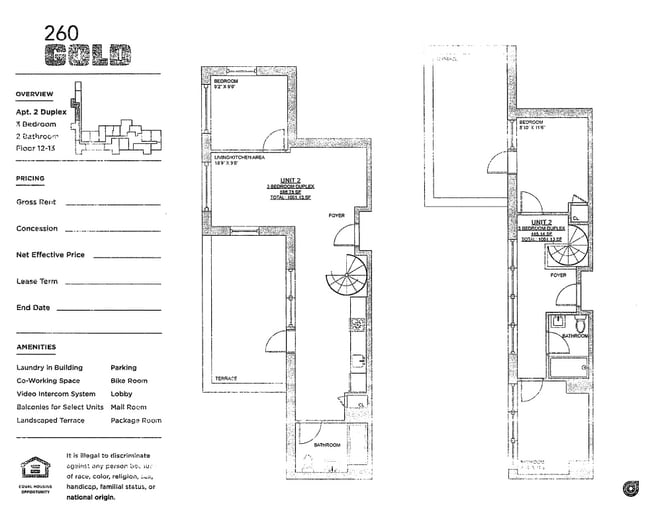 Floorplan - 260 Gold