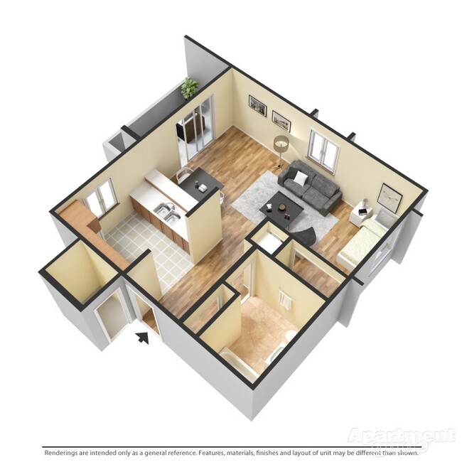 Floorplan - Pinewood Village Apartments