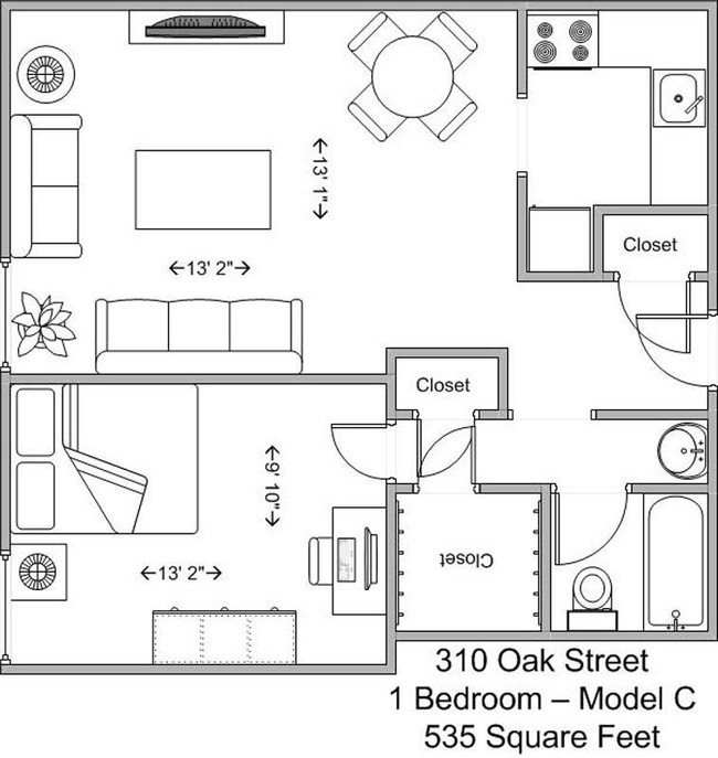 Model C - 310 Oak