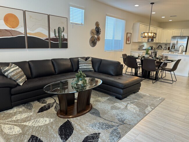 Living Room and Dining Room - 8908 W Oregon Ave