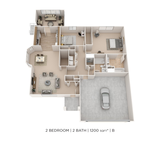 Floorplan - Hickory Hollow Senior Townhomes