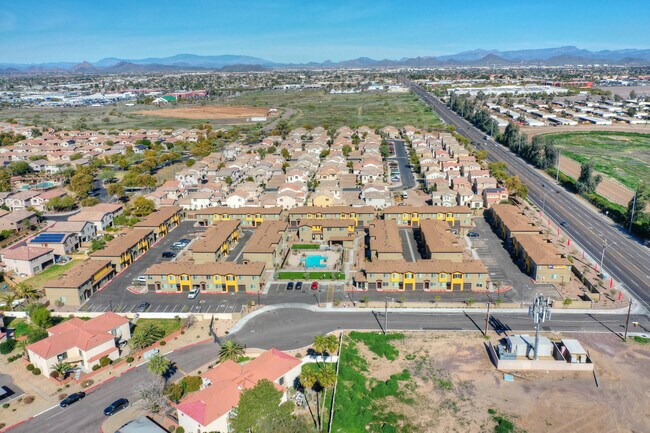 Aerial View Of San Vicente Townhomes - San Vicente Townhomes