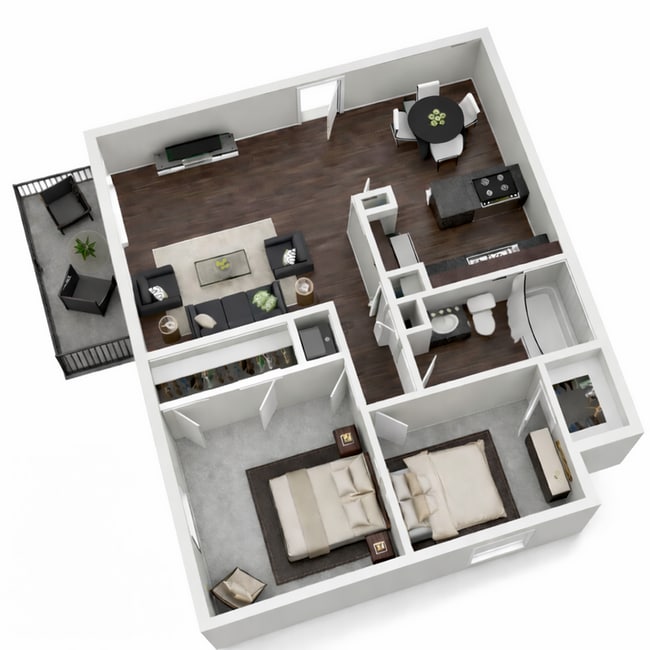 2A 876sqft - Armon Bay