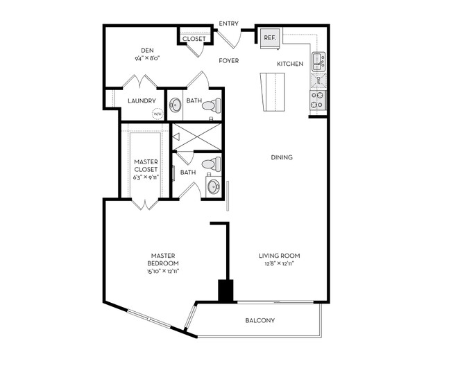 Floorplan - The Heights at Park Lane