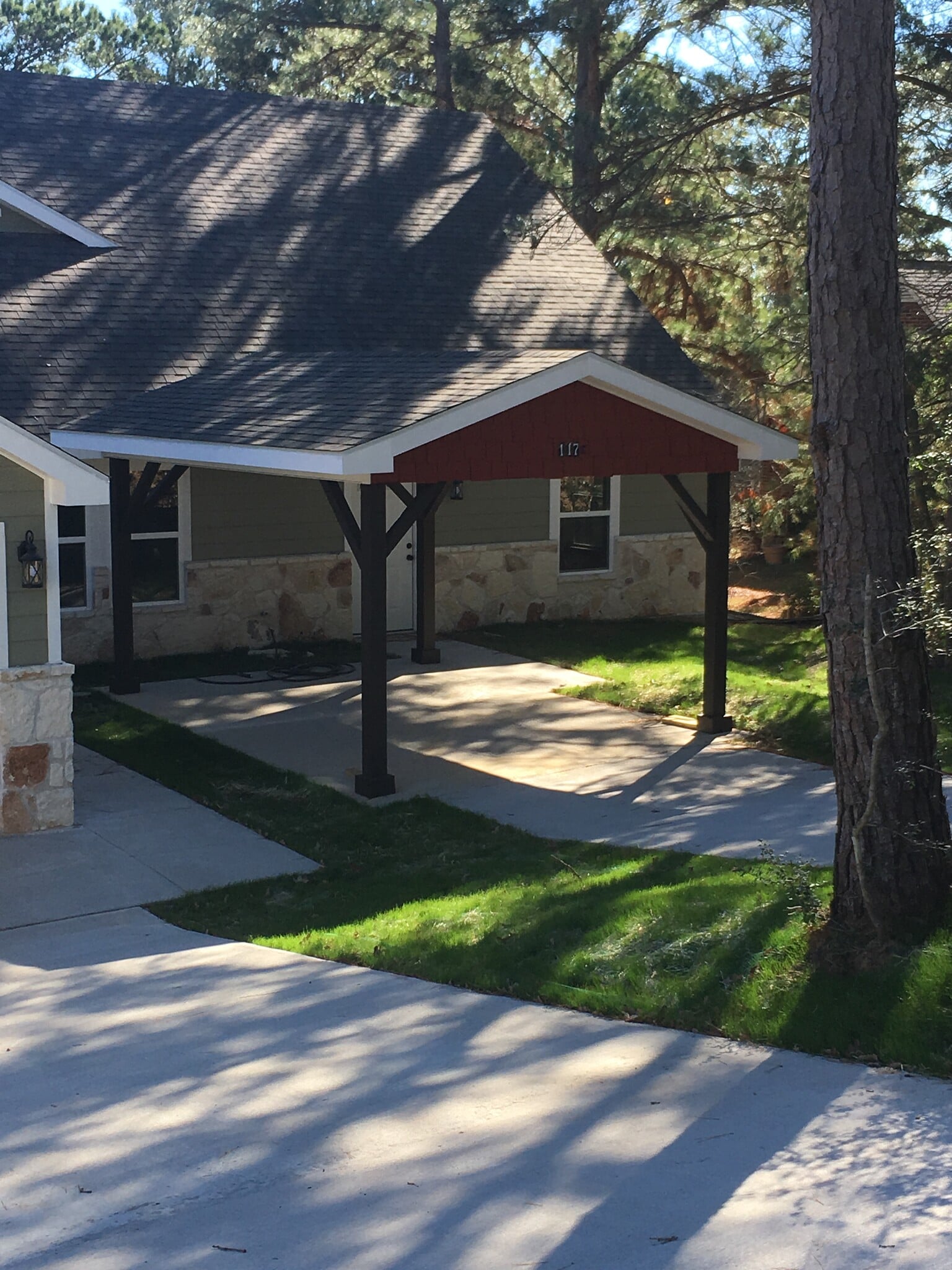 This unit comes with the covered carport - 117 S Kaupo Dr