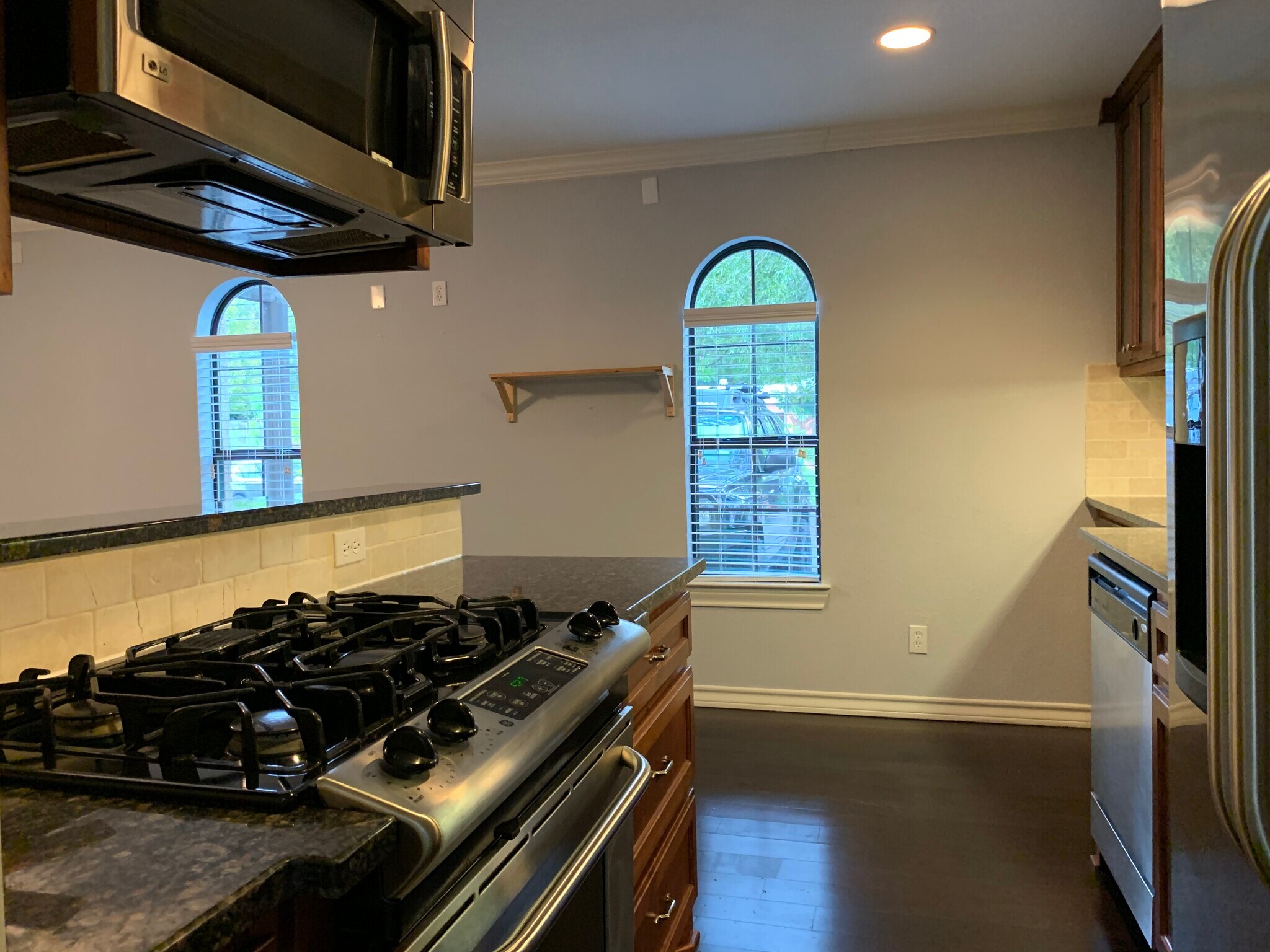 Dining area with window. 407 E 45th St., Austin, TX 78751 Condo in Hyde Park. - 407 E 45th St #116