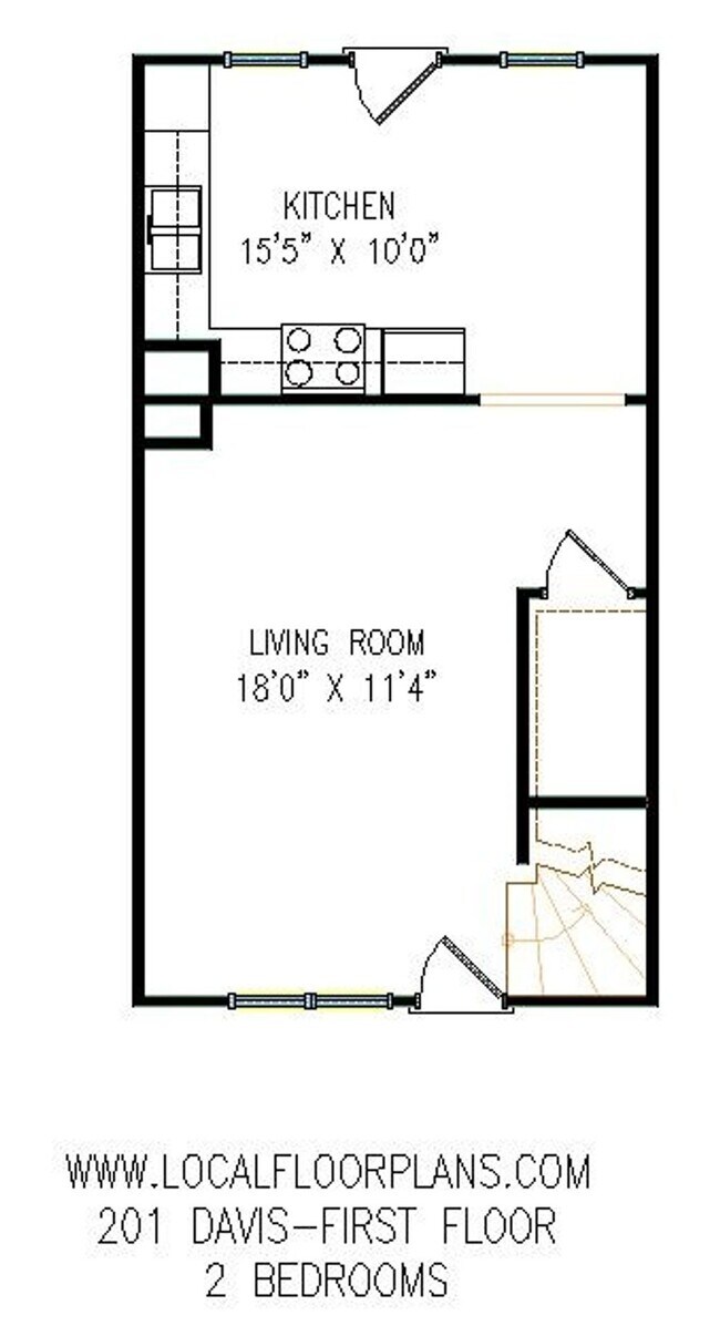 Floorplan - Washington/ Davis Townhomes