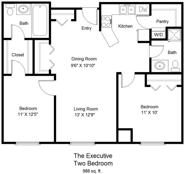 Floorplan - The Villages of Essex Park*