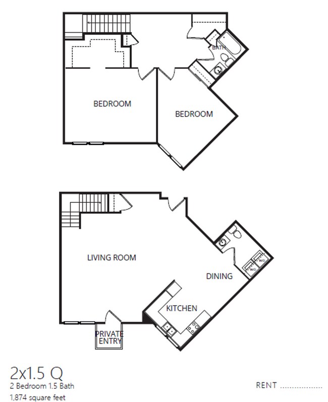Floorplan - Heritage Village Apartments
