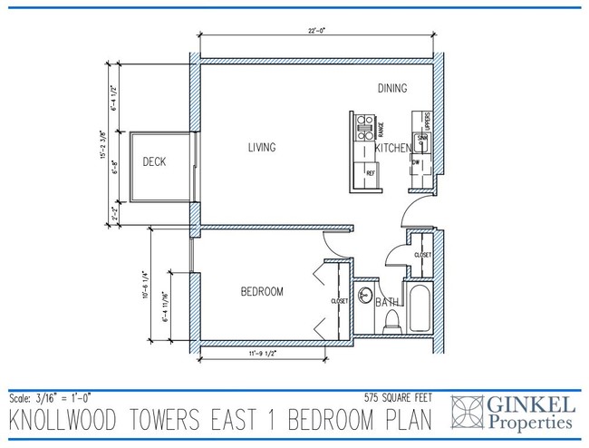 Floorplan - Knollwood Towers East Apartments