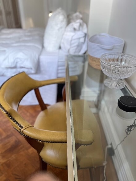 Each room has desk, chair, couch, television - 473 State St