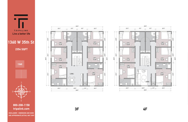 1360 3-4 - 1360 W 35th Student Housing