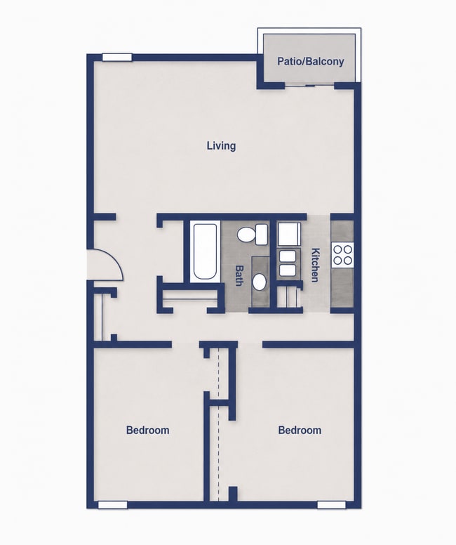 Floorplan - Lake Camelot Apartments