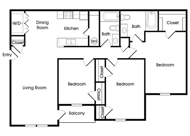 Floorplan - Chroma Park Apartments