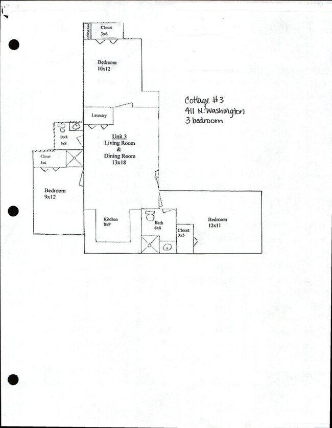 Interior Photo - Cottage - 411 N. Washington
