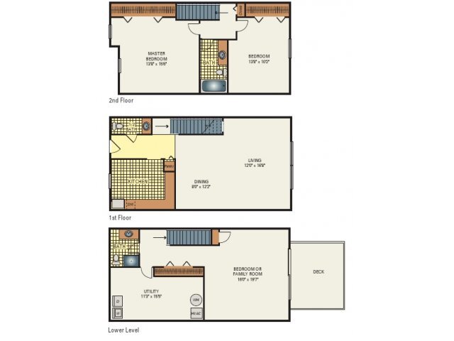 Floorplan - Charleston Townhouses