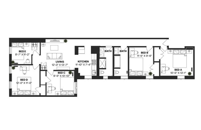 Building Photo - Room in Shared 5 bed/2 bath home