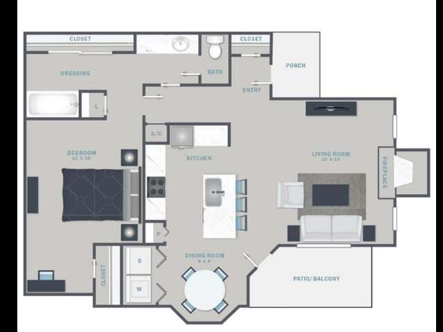 A3- 802SF- Classic Unit all cream and beige, with mixture of appliance offerings. - Elliot Baymeadows