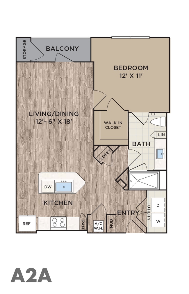 1 BED / 1 BATH - The Westerly