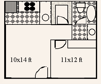 1br/1ba - Sherwood and Forest Arms Apartments