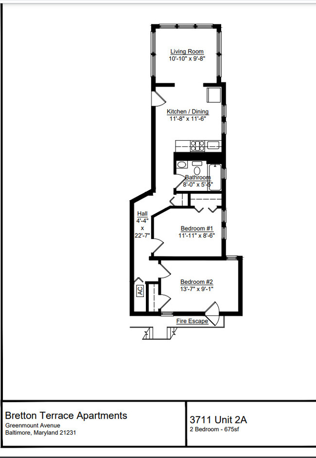 Floorplan - Bretton Terrace Apartments