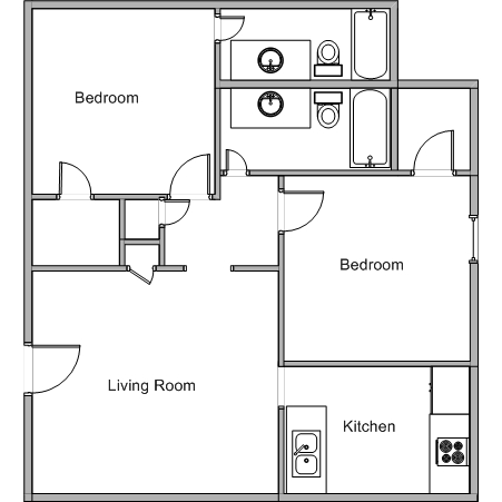 2BR/2BA - Bellfort Plaza Apartments - All bills paid