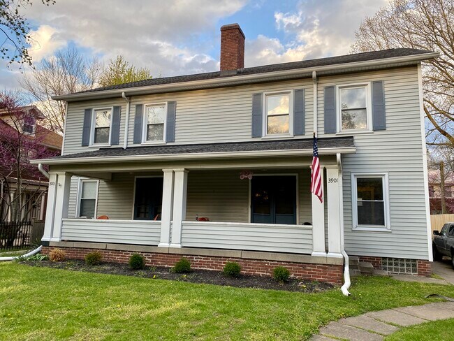 Pretty front of house w/large covered front porch - 3901 N Pennsylvania St