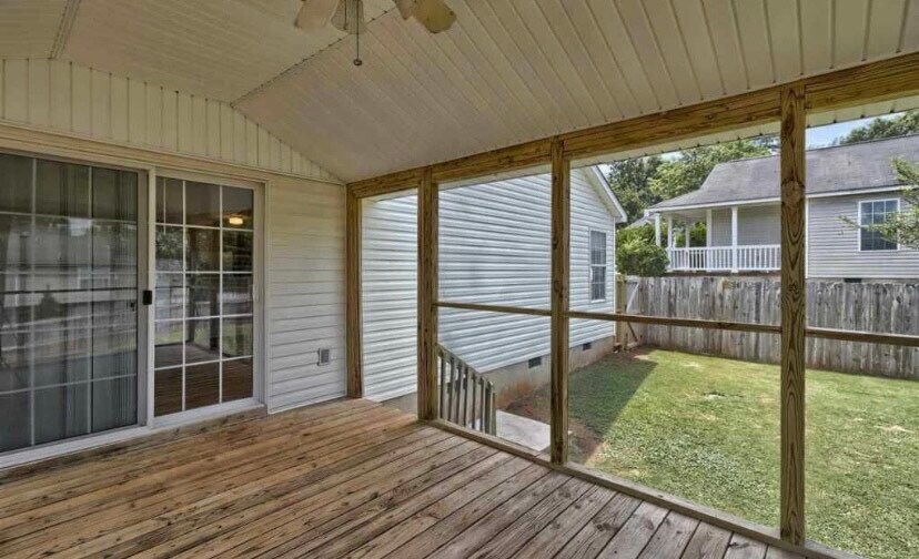 back deck - 210 Seven Pines Ct