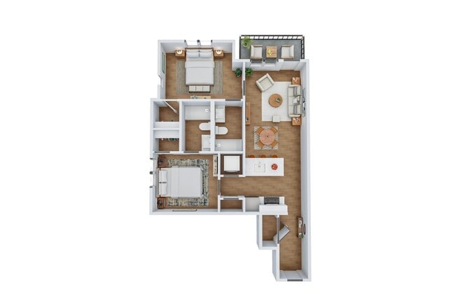 Floorplan - University Flats Phase II